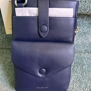 RADLEY LONDON Deep Blue Mallow Street phone Crossbody